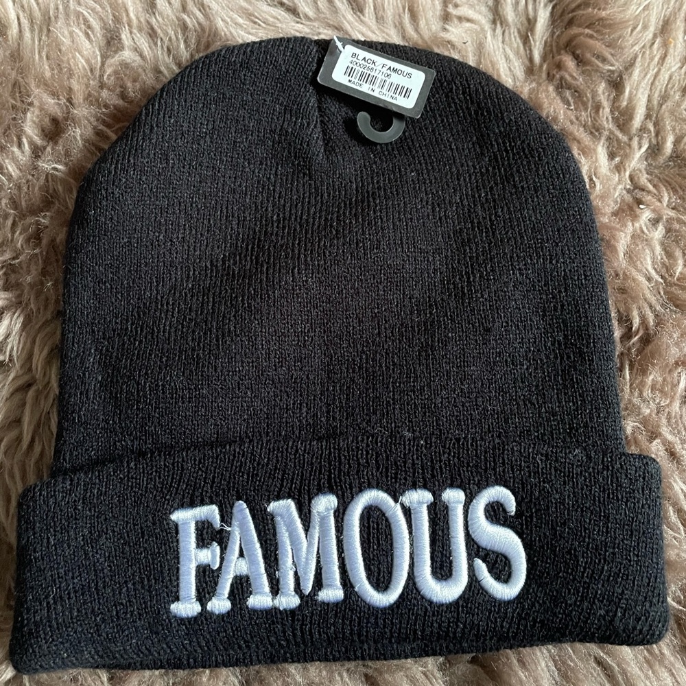 NWT Black Beanie